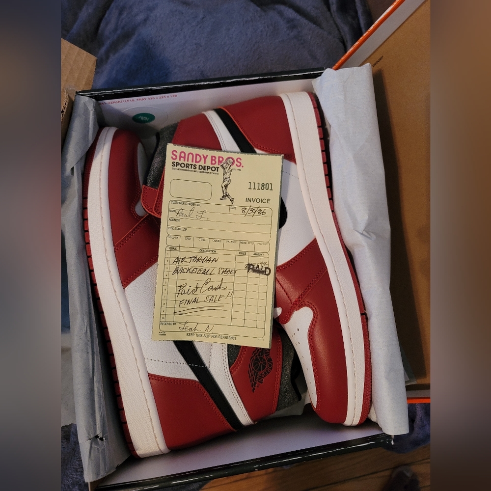 Air Jordan 1 high Lost & Found Size 14